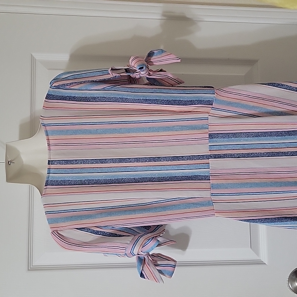 En Creme striped sun dress - Picture 4 of 7